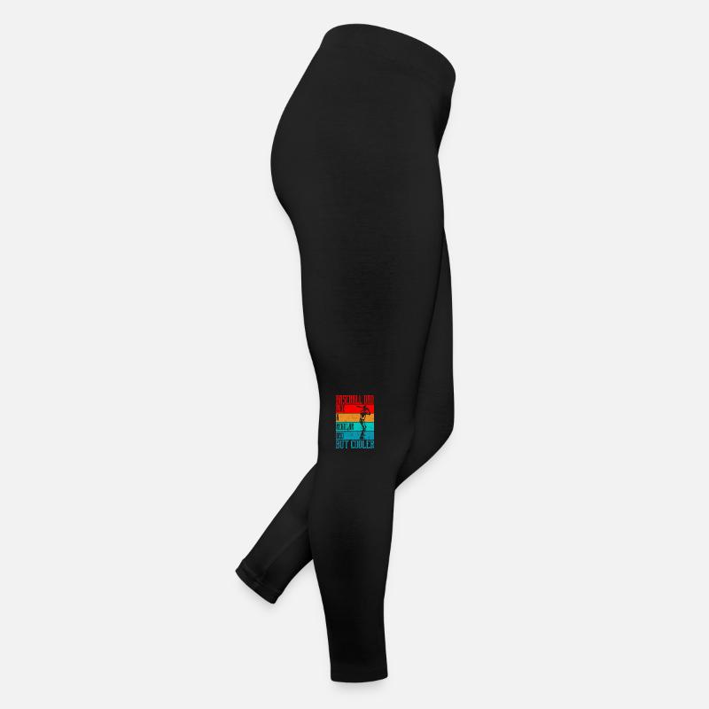 Papa de baseball Comme un père ordinaire, mais plus cool Legging en jersey Femme