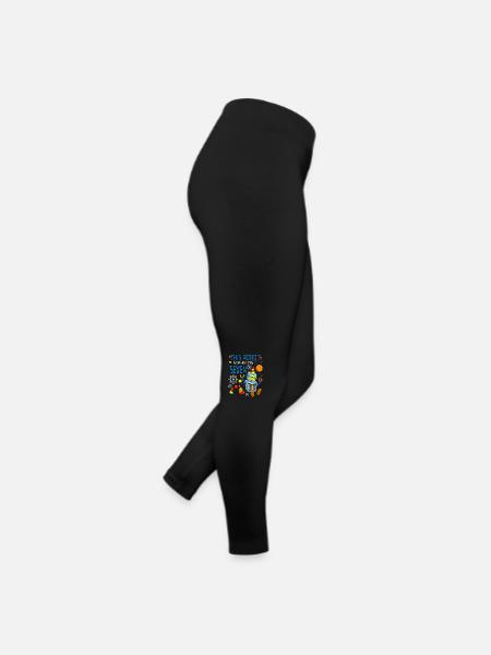 Robot Birthday Outfit Boy 7th Robot Birthday Party - Legging en jersey Femme - noir - Droite