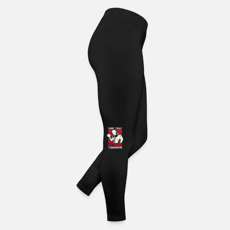 Strong tomorrow - Women’s Jersey Leggings - black