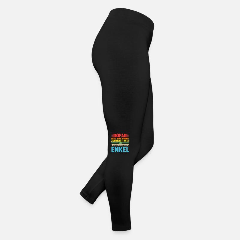 Großvater Enkel Opa Frauen Jersey Leggings