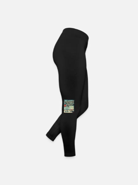 1990 Birthday vintage Retro Legend - Women’s Jersey Leggings - black - Right