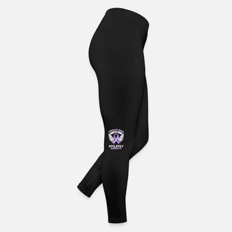 Proud Dad Of An Epilepsy Warrior Women’s Jersey Leggings