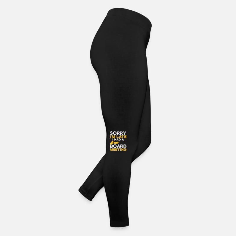 Tut mir leid, dass ich zu spät bin, ich hatte eine Frauen Jersey Leggings
