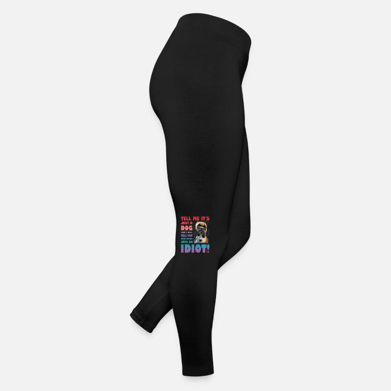 Boxer drôle de dicton Legging en jersey Femme