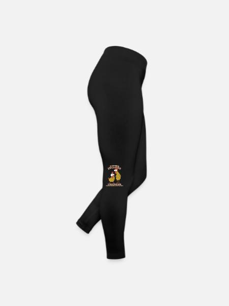 My Hobbies Include Chickens - Women’s Jersey Leggings - black - Right