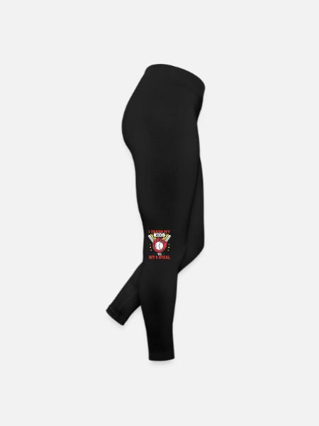 Baseball Dad Funny Quote Joueur de baseball - Legging en jersey Femme - noir - Droite