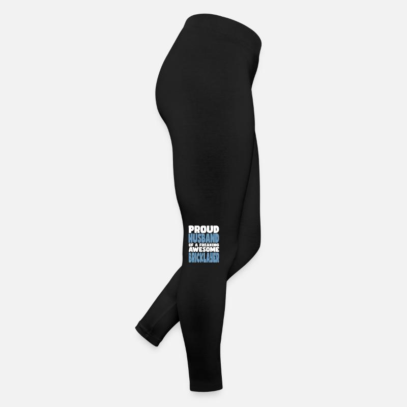 Stolze Ehefrau Eines Verdammt Guten Maurers Frauen Jersey Leggings