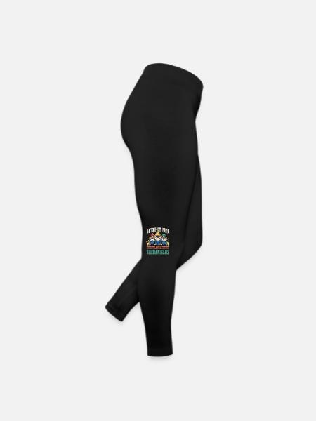 Heavy Machinery Operator St. Patrick's Day - Women’s Jersey Leggings - black - Right