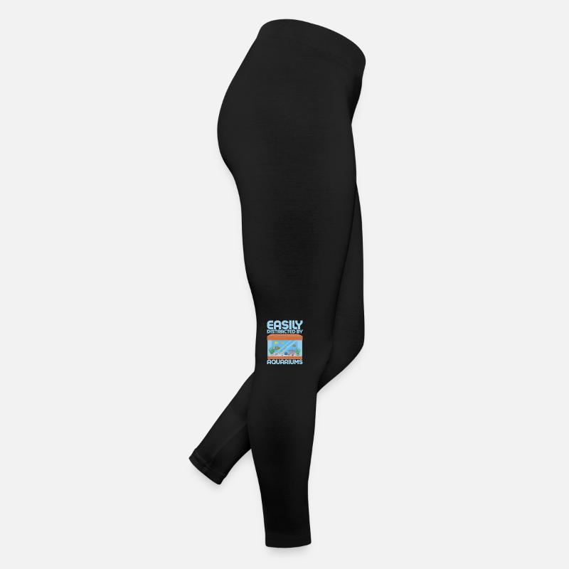 Facilement distrait par les aquariums Fish Keeping Aquari Legging en jersey Femme