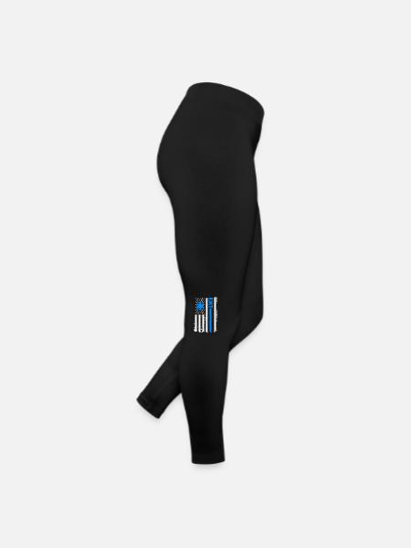 USA Notfallsanitäter Amerika - Frauen Jersey Leggings - Schwarz - Rechts
