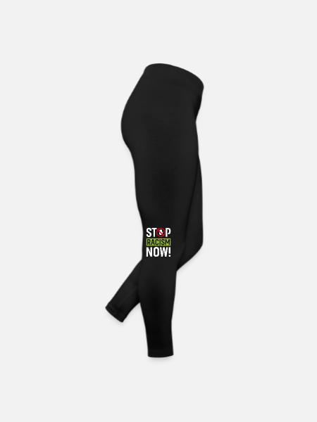 Stop Racism Now - Women’s Jersey Leggings - black - Right