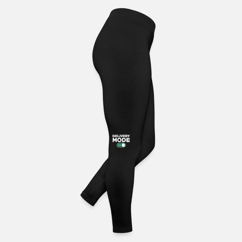 Lustiges Lieferfahrer Design Frauen Jersey Leggings