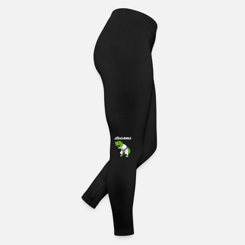 Kampfsport Kampfkunst Jitsuosaurus Jiu Jitsu Frauen Jersey Leggings