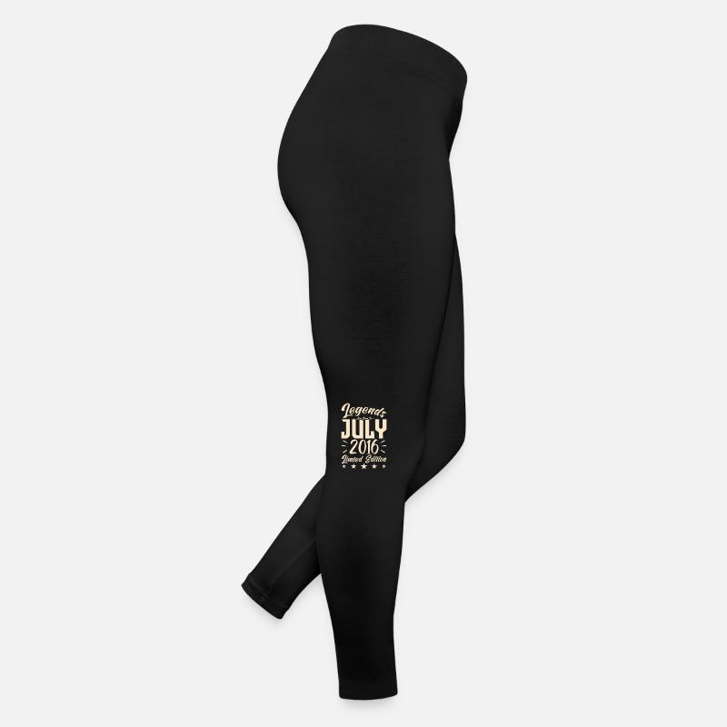 Geboren im Juli 2016. Geburtstagsgeschenk. Frauen Jersey Leggings