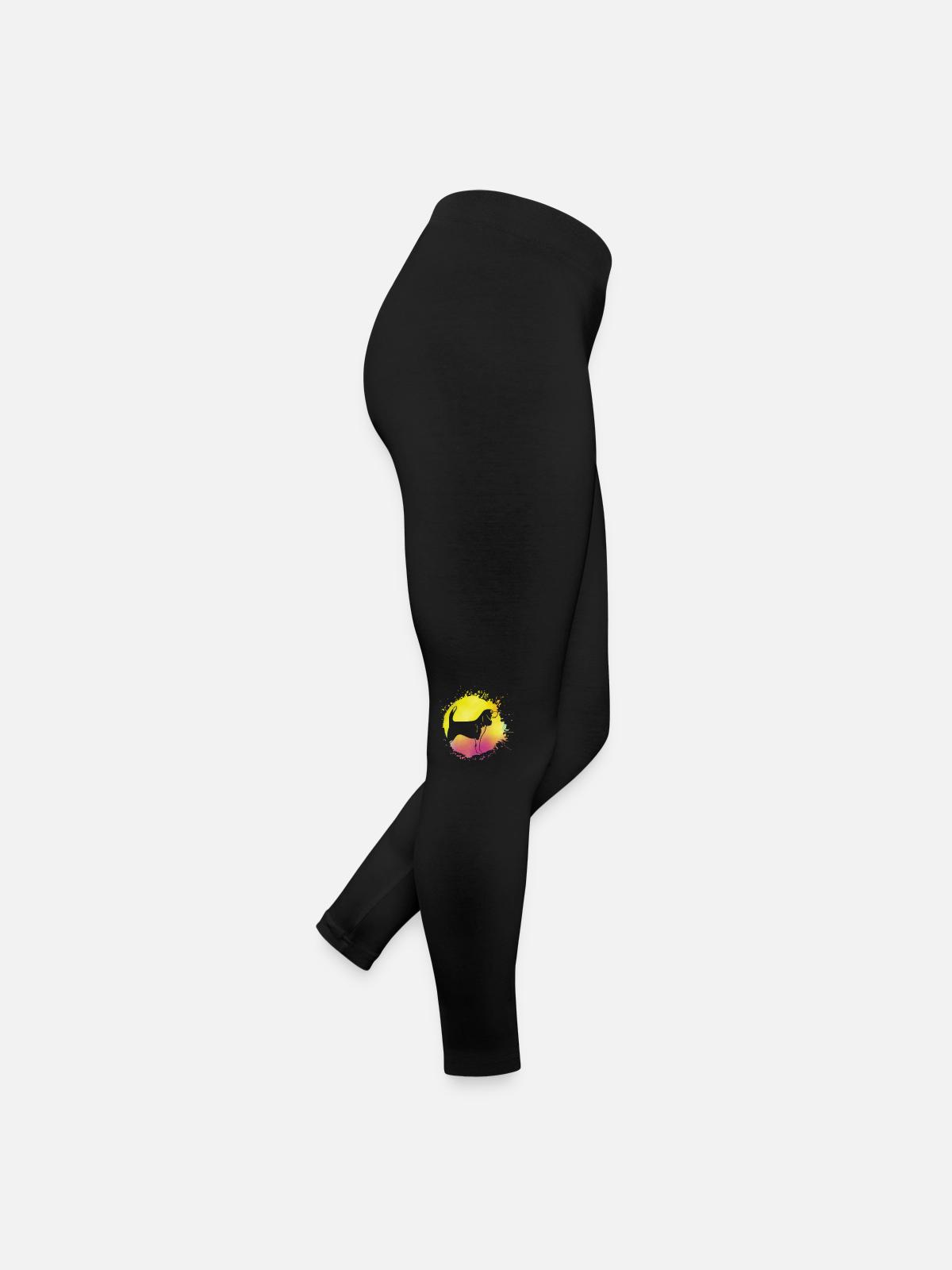 Beagle - Women’s Jersey Leggings - black - Right