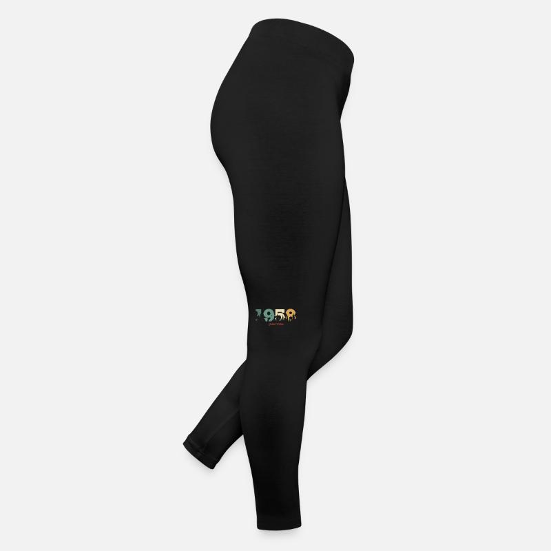 Vintage 1958 Birthday Gift Women’s Jersey Leggings