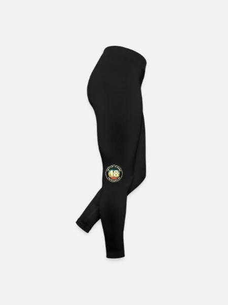 18. Geburtstag so sieht man mit 18 Retro Geschenk - Frauen Jersey Leggings - Schwarz - Rechts