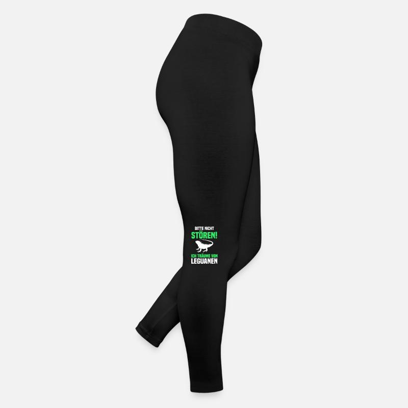 Bitte nicht stören ich träume von Leguanen Frauen Jersey Leggings