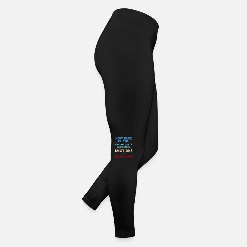 über gefühle lustig machen englisch sprache Frauen Jersey Leggings
