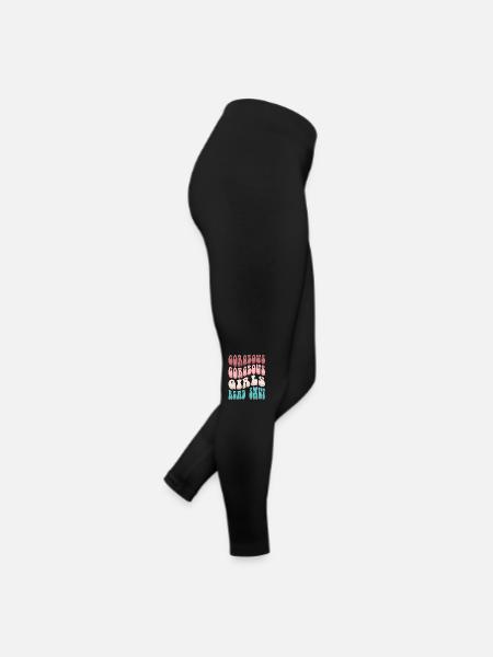 Wunderschöne Mädchen lesen Schmutz - Frauen Jersey Leggings - Schwarz - Rechts