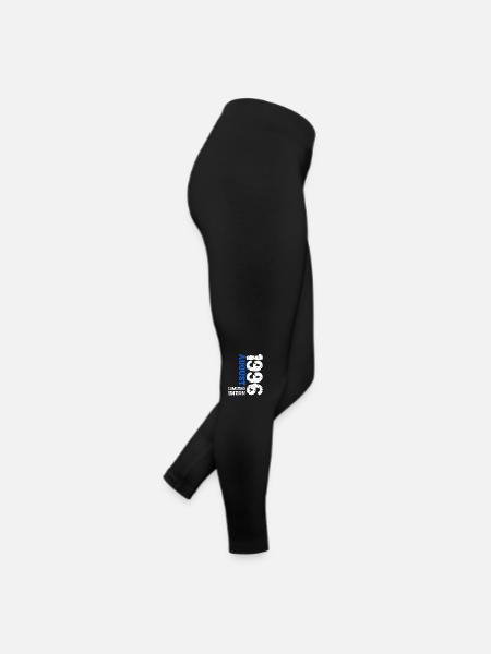 1996 August Limited Edition 27. Geburtstag Outfit - Frauen Jersey Leggings - Schwarz - Rechts