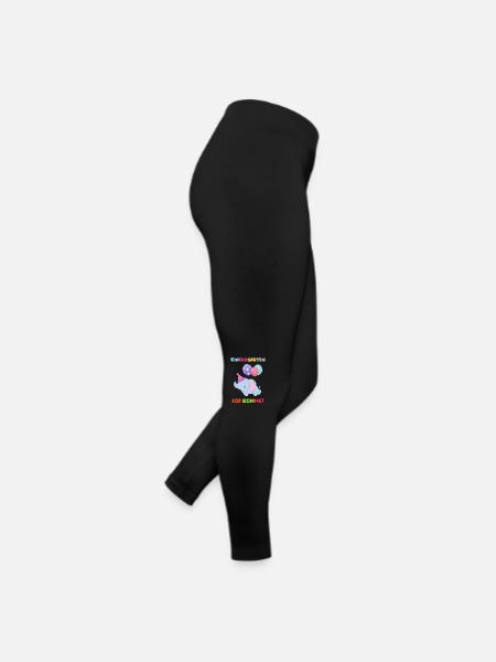 Kindergarten 2023 I'm coming girl daycare gift - Women’s Jersey Leggings - black - Right