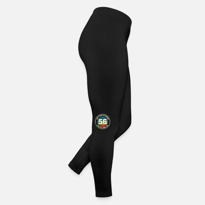 56e anniversaire pour que vous voyiez avec 56 cadeau rétro Legging en jersey Femme