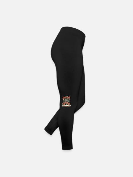 Automechaniker Sprüche Lustig Auto KFZ - Frauen Jersey Leggings - Schwarz - Rechts