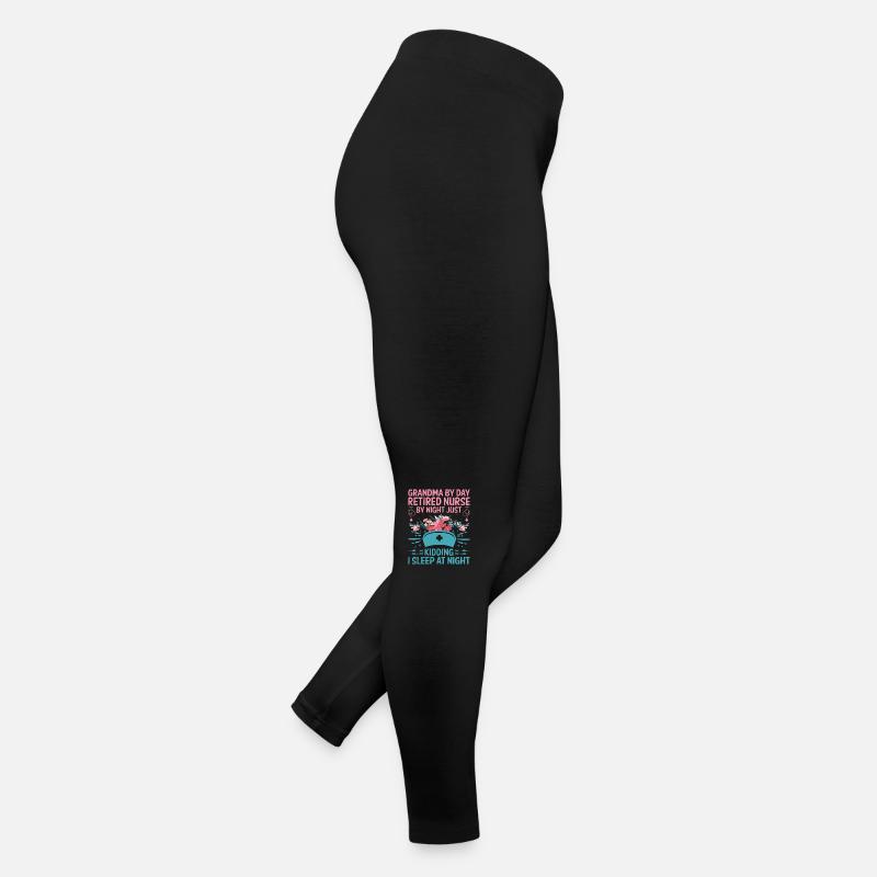 Pensionierte Oma Rentner Rente Krankenschwester Krankenpflege Re Frauen Jersey Leggings