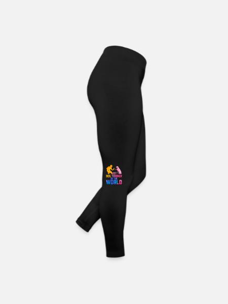 Best Dog Trainer In The World Training Job Saying - Women’s Jersey Leggings - black - Right
