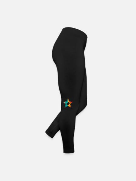 Purée de pommes de terre Retro Star Cadeau - Legging en jersey Femme - noir - Droite