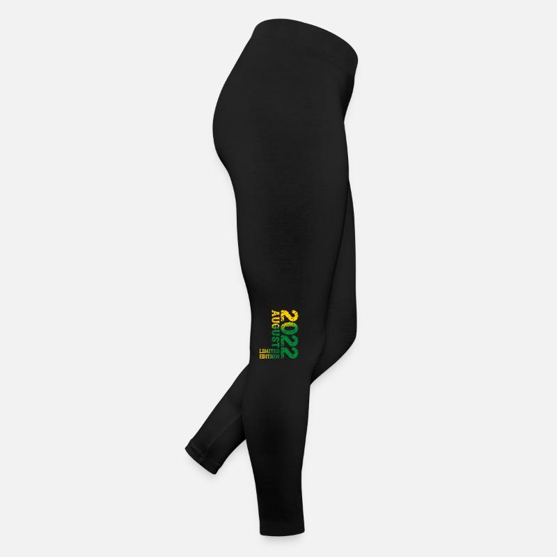 2022 August Limited Edition 1. Geburtstag Outfit Frauen Jersey Leggings