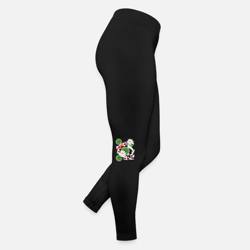 Koi in the lily pond Women’s Jersey Leggings