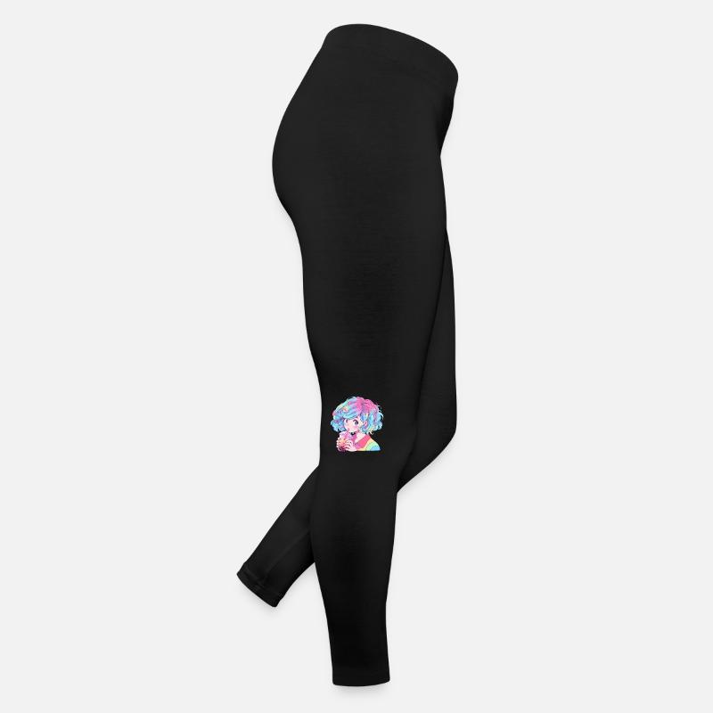 Anime et Boba Bubble Tea Legging en jersey Femme