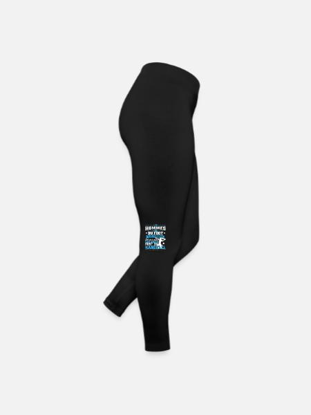 Handball Humour Cadeau Femmes - Legging en jersey Femme - noir - Droite
