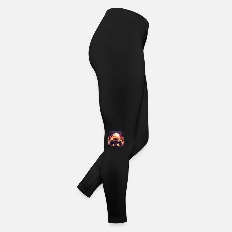 Monstertruck Frauen Jersey Leggings