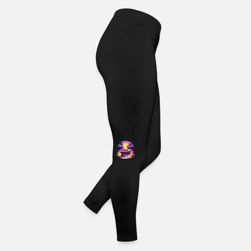 Bateau Legging en jersey Femme