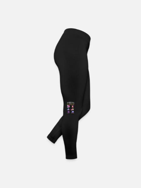 Ce que je fais pendant mon temps libre Passe-temps de couture - Legging en jersey Femme - noir - Droite