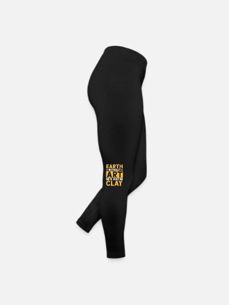 Art - Women’s Jersey Leggings - black - Right