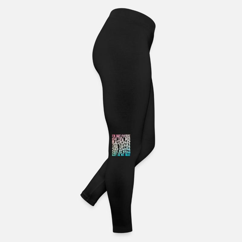Groovy Clumsy Women Sarcasm Joke Women’s Jersey Leggings