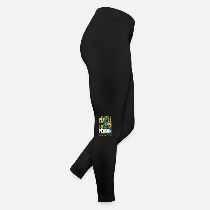 Früher war ich ein Mensch Vogel Papagei Introvertiert Frauen Jersey Leggings