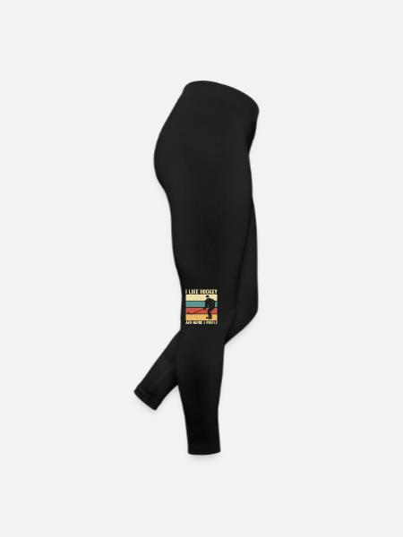 Hockey - Legging en jersey Femme - noir - Droite