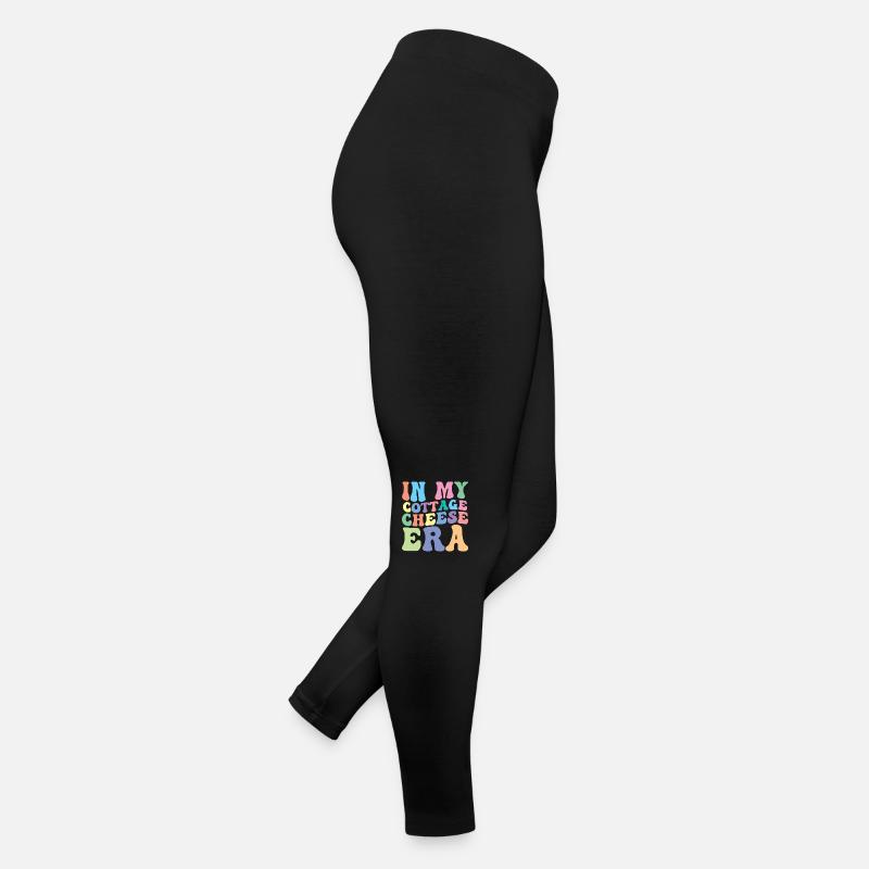 Cottage Cheese Retro Vintage Cottage Cheese Women’s Jersey Leggings