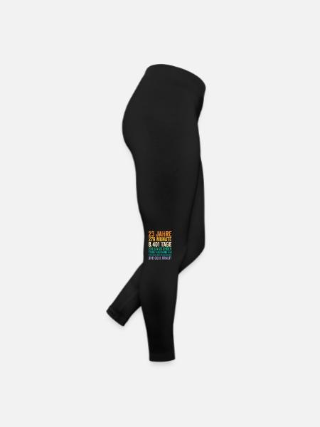 23 Jahre Dreiundzwanzigster Geburtstag - Frauen Jersey Leggings - Schwarz - Rechts