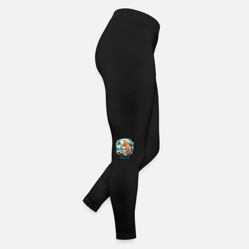 Pisces Astrology Zodiac Design - Cool Pisces Women’s Jersey Leggings