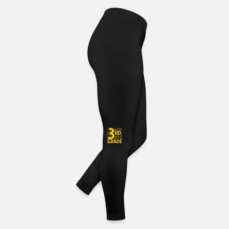 3. Third Class Typography Team Grader 100 Women’s Jersey Leggings