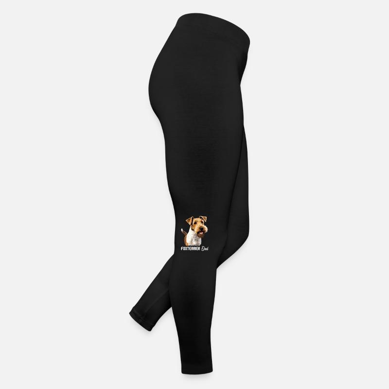Chien Fox Terrier Legging en jersey Femme