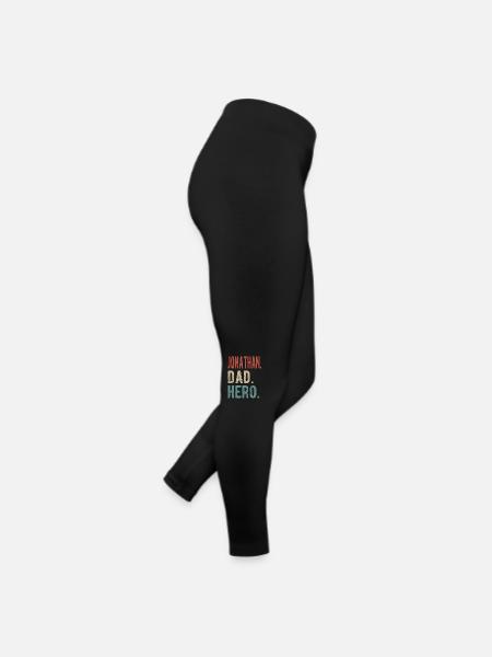 Jonathan Papa Held - Frauen Jersey Leggings - Schwarz - Rechts