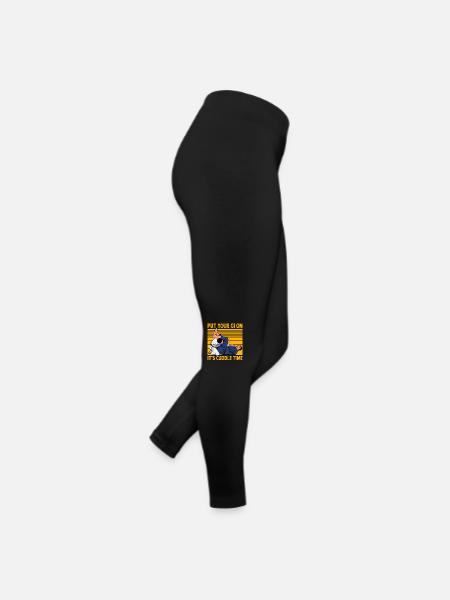 Le Jiu-Jitsu Brésilien met votre Gi en temps de câlins - Legging en jersey Femme - noir - Droite