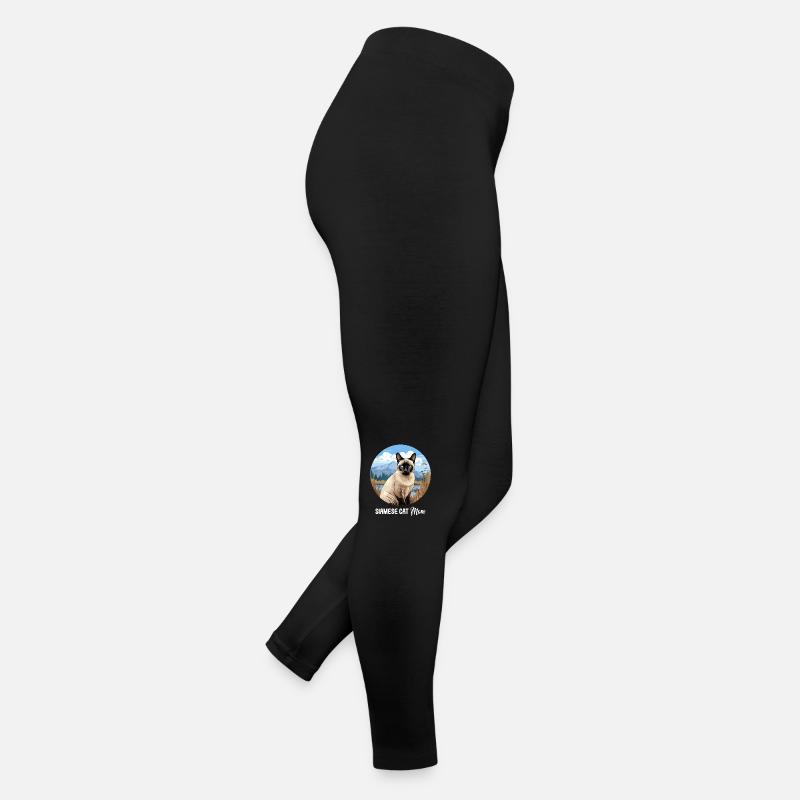 Siamese Cat Siamkatze Frauen Jersey Leggings